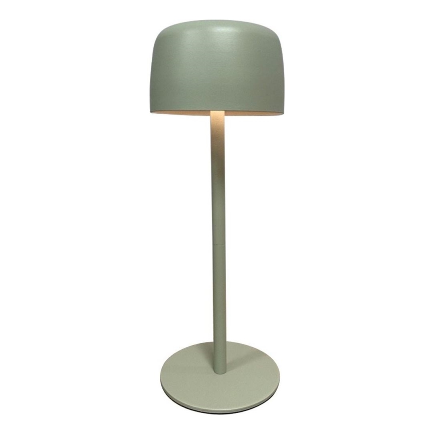 Zuma Line - LED bordlampe dæmpbar og genopladelig LED/2W/1200 mAh IP44 grøn