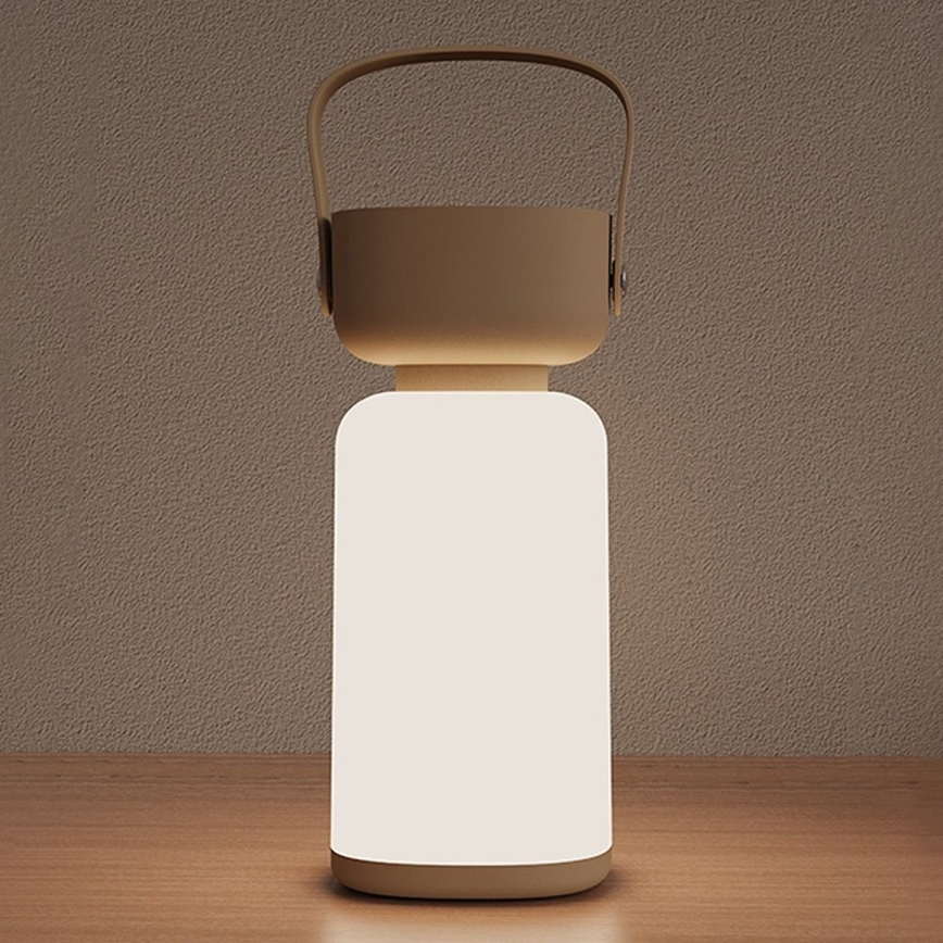 Zuma Line - LED bordlampe dæmpbar og genopladelig LED/3W/1200 mAh 3000/4000/6500K IP44 brun