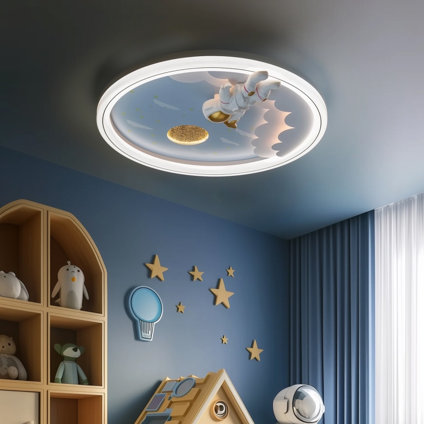 Zuma Line - LED Dæmpbar dětské Loftlampe LED/42W/230V 3000/5700K astronaut