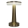 Zuma Line - LED Dæmpbar Genopladelig Bordlampe LED/2,5W/1200 mAh 3000/4000/6000K Guld