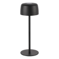 Zuma Line - LED Dæmpbar Genopladelig Bordlampe LED/2W/1200 mAh IP44 Sort