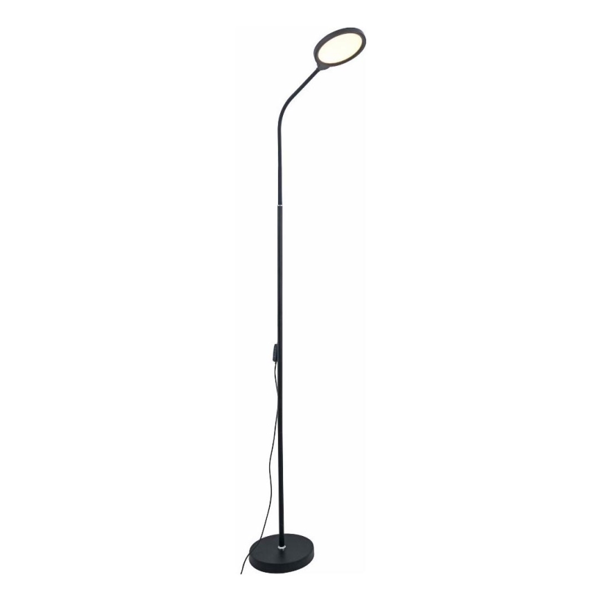 Zuma Line - LED Dæmpbar Gulvlampe LED/10W/230V 3000/4500/6500K sort