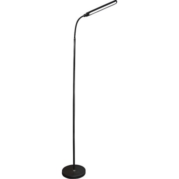 Zuma Line - LED Dæmpbar Gulvlampe LED/10W/230V 3000/4500/6500K sort