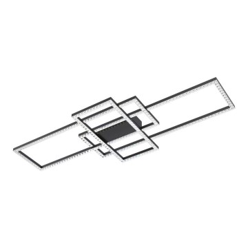Zuma Line - LED dæmpbar krystal loftlampe LED/52W/230V 2700-6000K sort + fjernbetjening