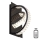 Zuma Line - LED Dæmpbar krystal væglampe LED/18W/230V 2700-6000K sort + fjernbetjening