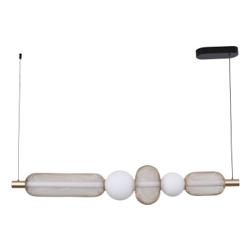 Zuma Line - LED dæmpbar lysekrone på wire LED/27W/230V 3000-5700K guld + fjernbetjening