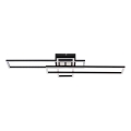 Zuma Line - LED loftlampe dæmpbar LED/55W/230V 3000-6000K sort + fjernbetjening