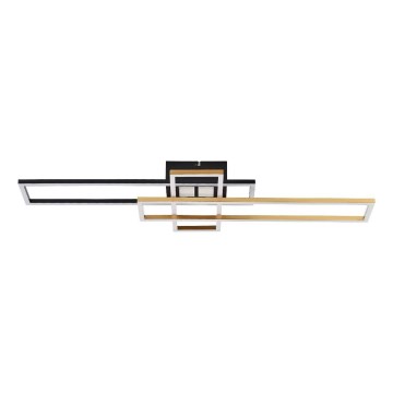 Zuma Line - LED loftlampe dæmpbar LED/55W/230V 3000-6000K sort/guldfarvet + fjernbetjening
