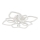 Zuma Line - LED loftlampe dæmpbar LED/75W/230V 3000-6000K hvid + fjernbetjening