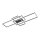 Zuma Line - LED Loftlampe i krystal dæmpbar LED/52W/230V 2700-6000K sort + fjernbetjening