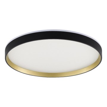Zuma Line - LED loftlampe til badeværelse m. RGBW-farver dæmpbar LED/32W/230V + LED/8W 3000-6000K IP44 sort/guldfarvet + fjernbetjening
