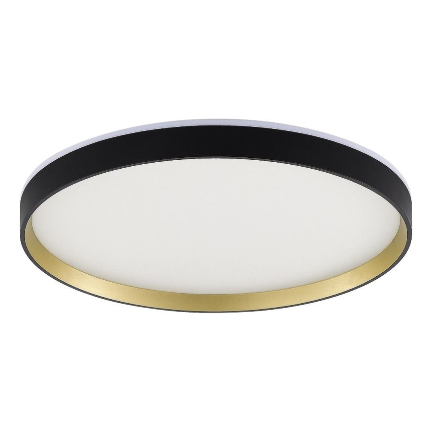 Zuma Line - LED loftlampe til badeværelse m. RGBW-farver dæmpbar LED/32W/230V + LED/8W 3000-6000K IP44 sort/guldfarvet + fjernbetjening