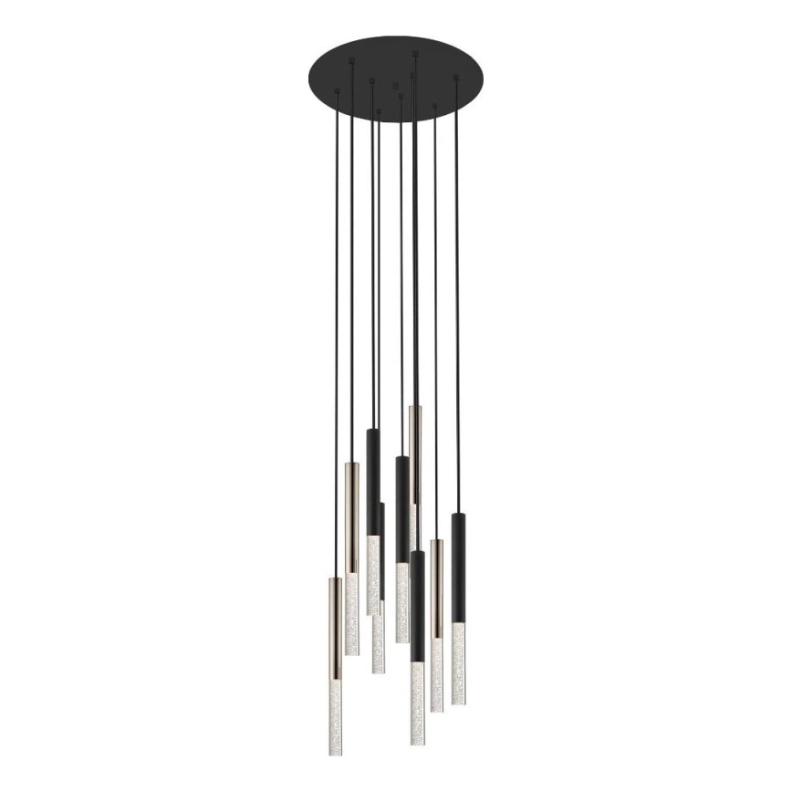 Zuma Line - LED pendel 9xLED/5W/230V sort/messing