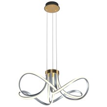 Zuma Line - LED pendel dæmpbar LED/45W/230V grå/guldfarvet