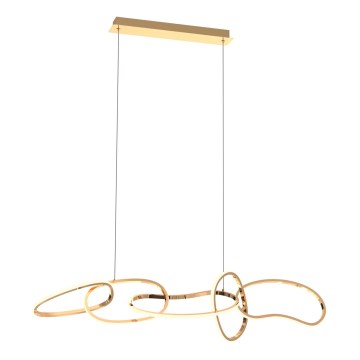 Zuma Line - LED pendel dæmpbar LED/56W/230V guldfarvet