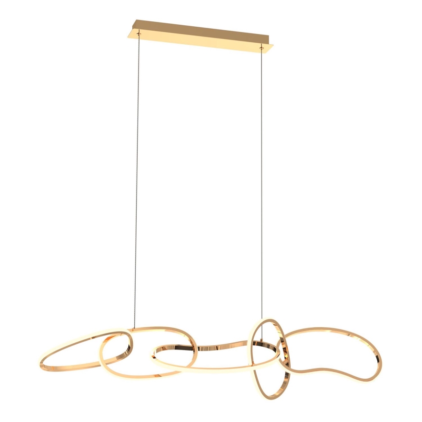 Zuma Line - LED pendel dæmpbar LED/56W/230V guldfarvet
