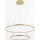 Zuma Line - LED pendel LED/40W/230V guldfarvet