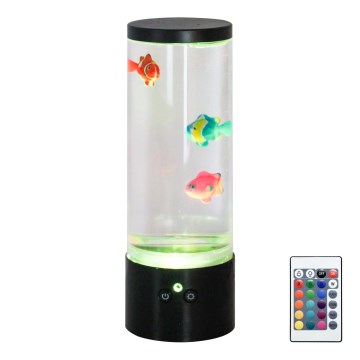 Zuma Line - LED RGB dæmpbar bordlampe LED/1W/5V/3xAA + fjernbetjening