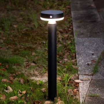 Zuma Line - LED solcellelampe med bevægelsessensor LED/4,5W/2000 mAh IP44 sort