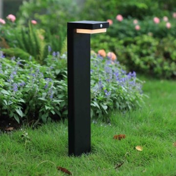 Zuma Line - LED solcellelampe med bevægelsessensor LED/4,5W/2000 mAh IP44 sort