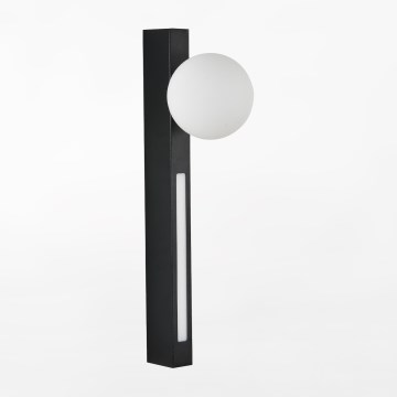 Zuma Line - LED væglampe 1xG9/40W/230V + LED/6W sort