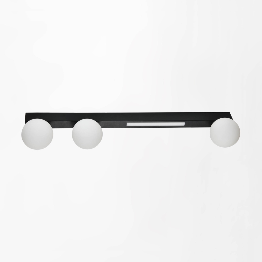 Zuma Line - LED væglampe 3xG9/40W/230V + LED/6W sort