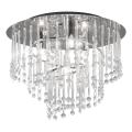 Zuma Line - Loftlampe 4xG9/25W/230V Ø 35 cm, blank krom / klart glas