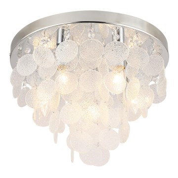 Zuma Line - Loftlampe 5xE14/40W/230V skinnende krom