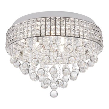 Zuma Line - Loftlampe 6xG9/25W/230V diameter 40 cm skinnende krom