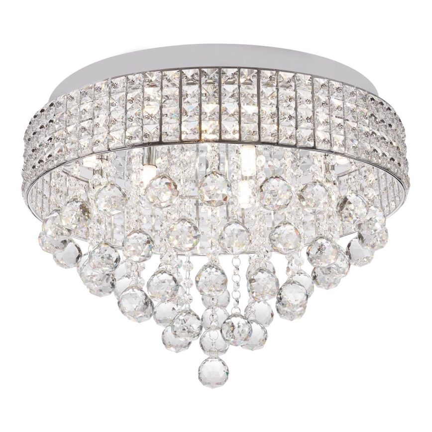 Zuma Line - Loftlampe 6xG9/25W/230V diameter 40 cm skinnende krom