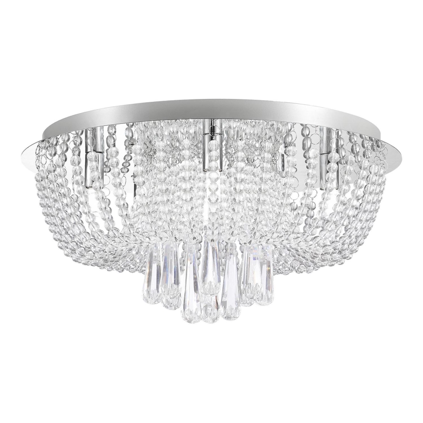 Zuma Line - Loftlampe 6xG9/25W/230V diameter 45 cm skinnende krom