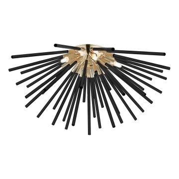 Zuma Line - Loftlampe 6xG9/42W/230V guldfarvet/sort