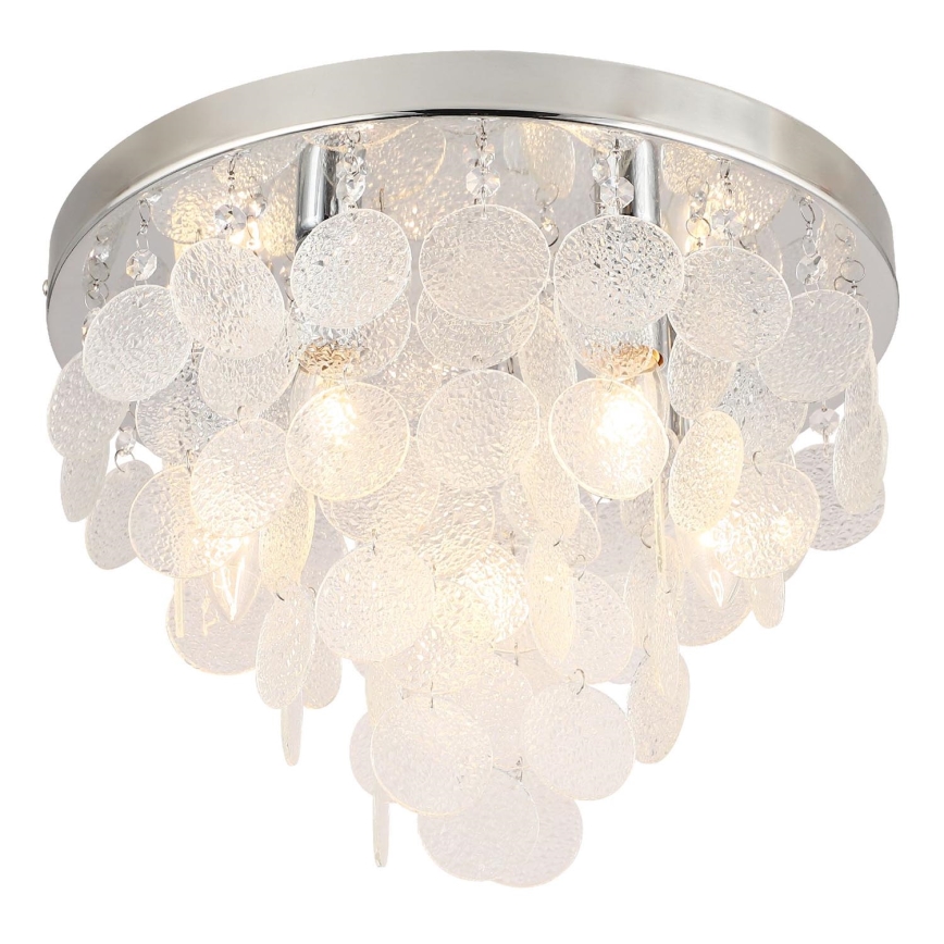 Zuma Line - Loftlampe 8xE14/40W/230V skinnende krom