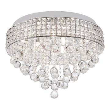 Zuma Line - Loftlampe 9xG9/25W/230V diameter 50 cm skinnende krom