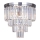 Zuma Line - Loftlampe i krystal 5xE14/40W/230V skinnende krom
