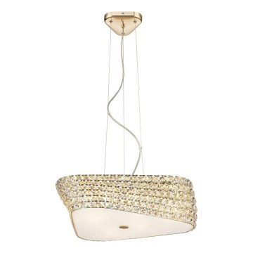 Zuma Line - Lysekrone med wireophæng 6xG9/42W/230V guld