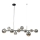 Zuma Line - Lysekrone på kabel 10xG9/8W/230V sort/røget sort