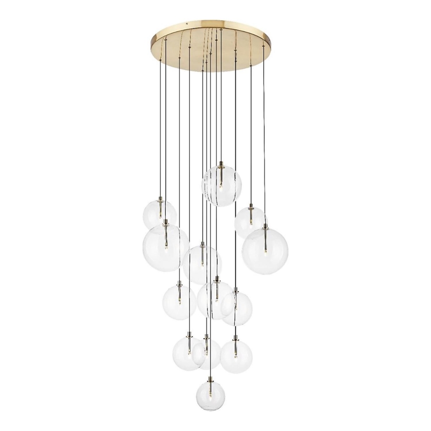 Zuma Line - Lysekrone på vaier 13xG9/2W/230V guld