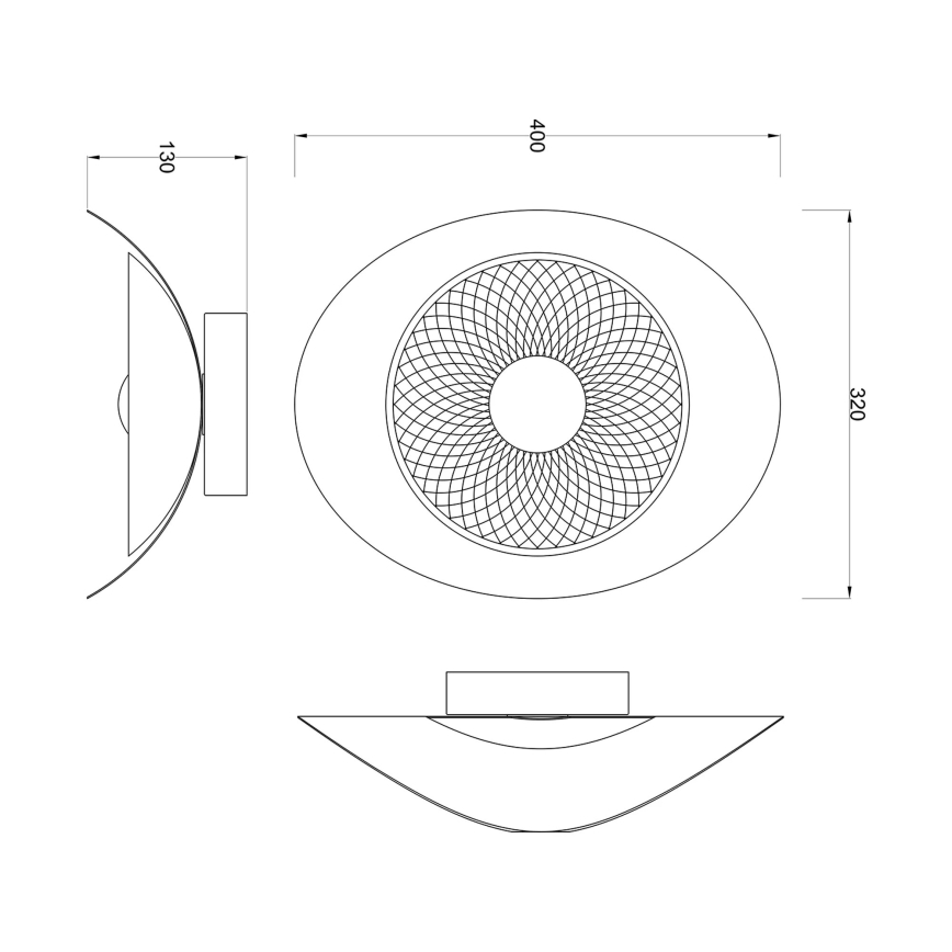 Zuma Line - LED væglampe LED/8W/230V rosaguld