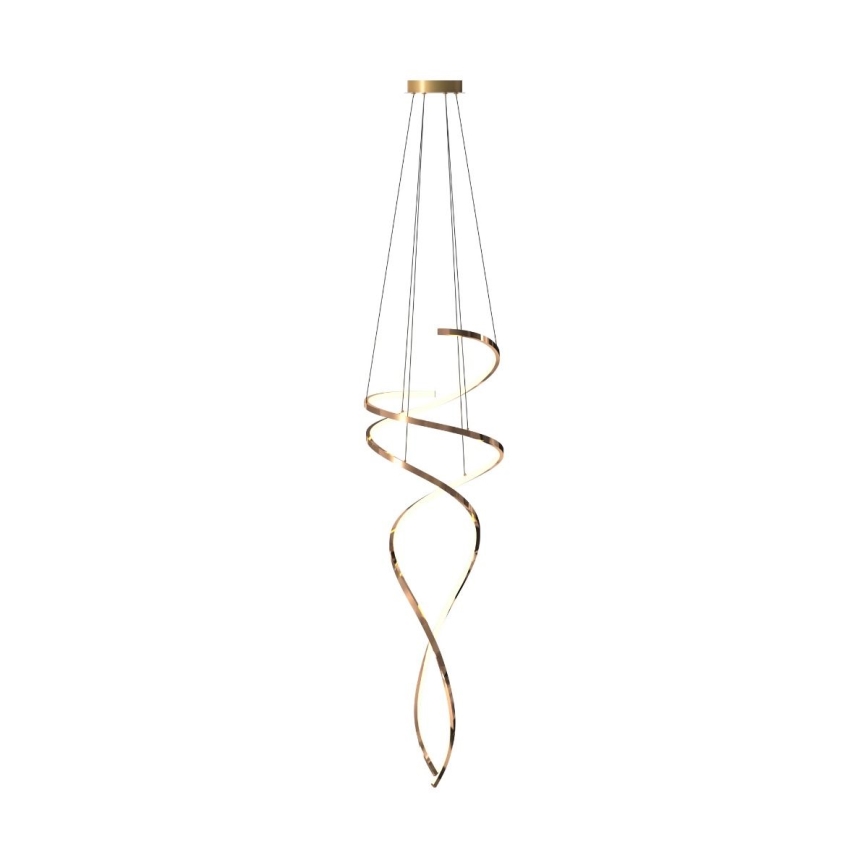 Zuma Line - LED pendel dæmpbar LED/68W/230V 3000/4000/6000K Rosenguld + fjernbetjening