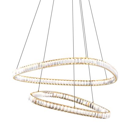 Zuma Line - LED dæmpbar krystal lysekrone på kabel LED/36W/230V 2700-6000K + fjernbetjening