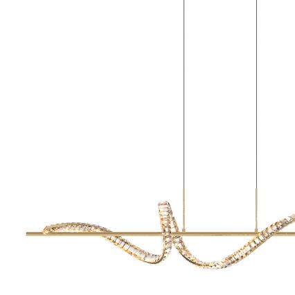 Zuma Line - LED dæmpbar krystal lysekrone på kabel LED/24,5W/230V 2700-6000K + fjernbetjening