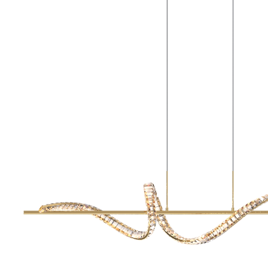 Zuma Line - LED dæmpbar krystal lysekrone på kabel LED/24,5W/230V 2700-6000K + fjernbetjening