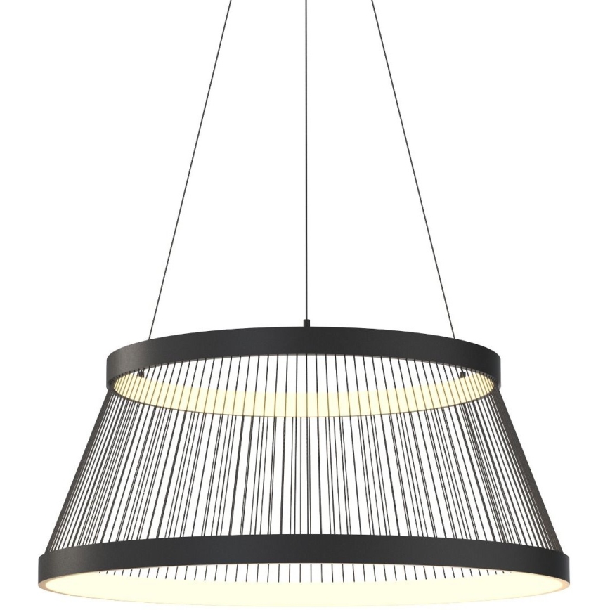 Zuma Line - LED pendel dæmpbar LED/53W/230V 2700-6000K sort + fjernbetjening
