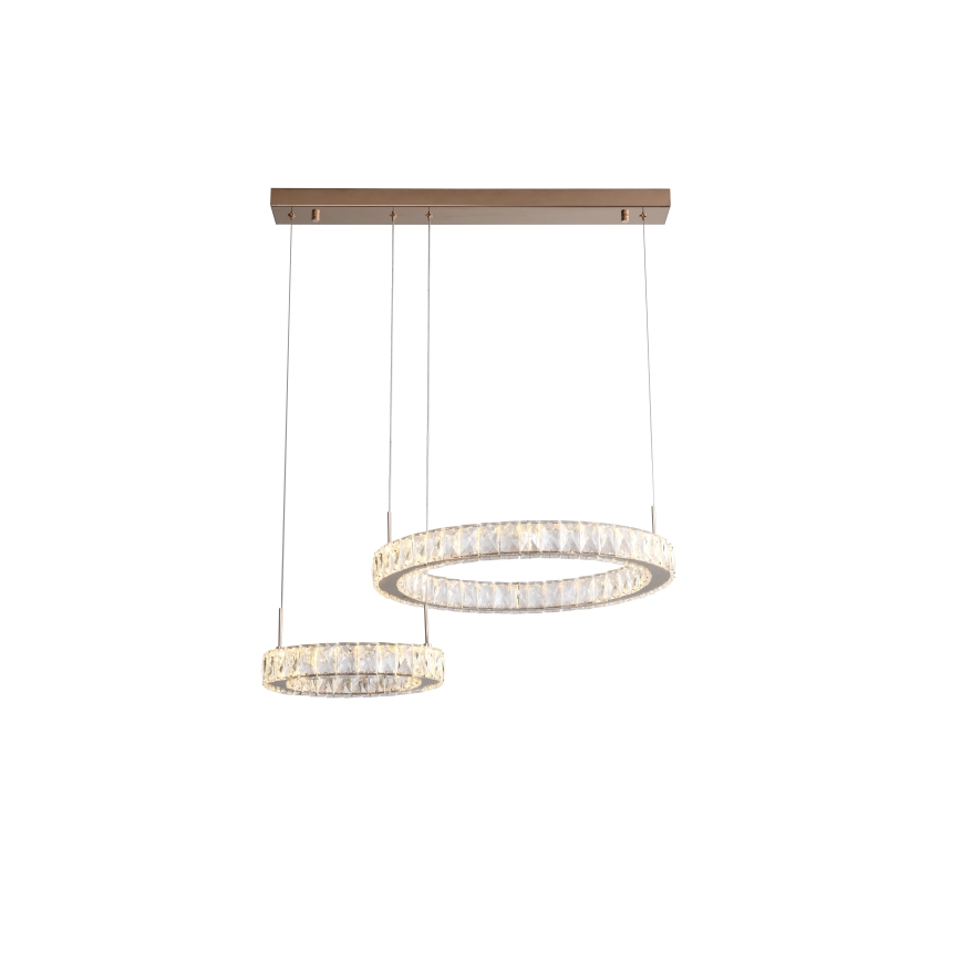 Zuma Line - LED-pendel med wireophæng LED/36W/230V rosaguld