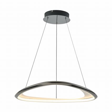 Zuma Line - LED pendel dæmpbar LED/34W/230V 3000K sort skinnende krom