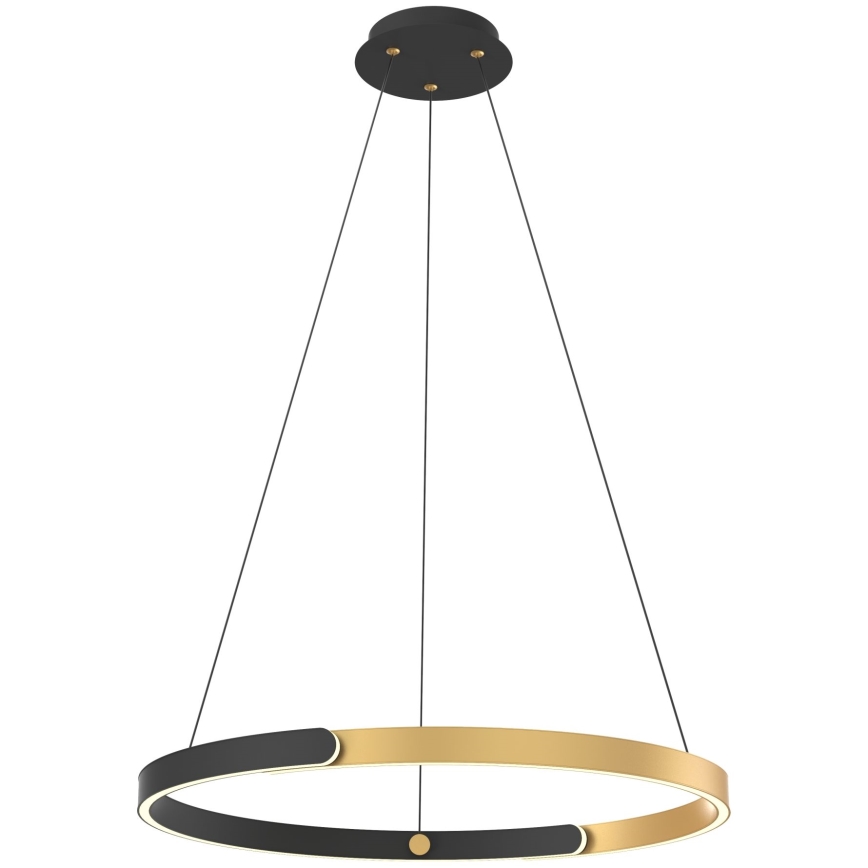 Zuma Line - LED pendel dæmpbar LED/30W/230V sort/guldfarvet