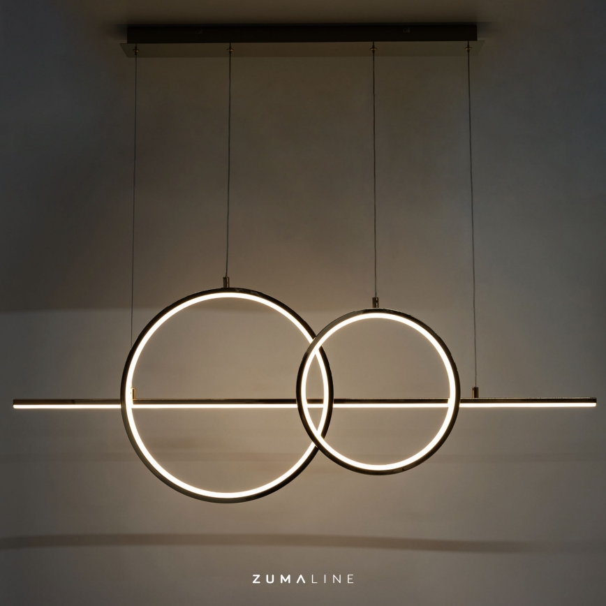 Zuma Line - LED pendel dæmpbar LED/34W/230V guldfarvet