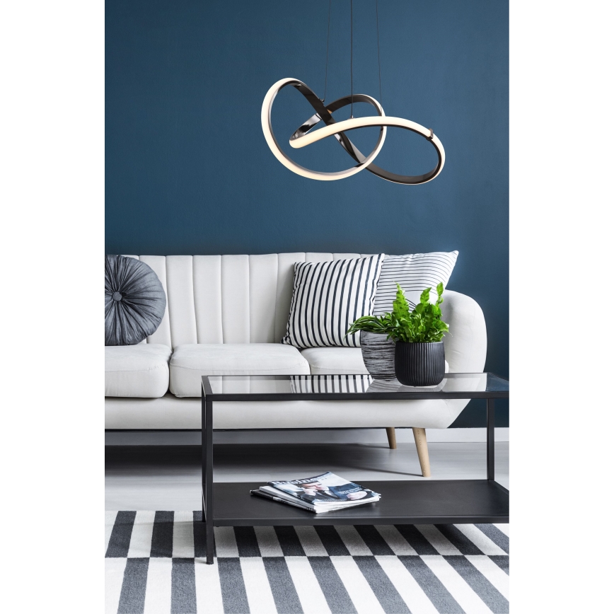 Zuma Line - LED pendel dæmpbar LED/44W/230V sort