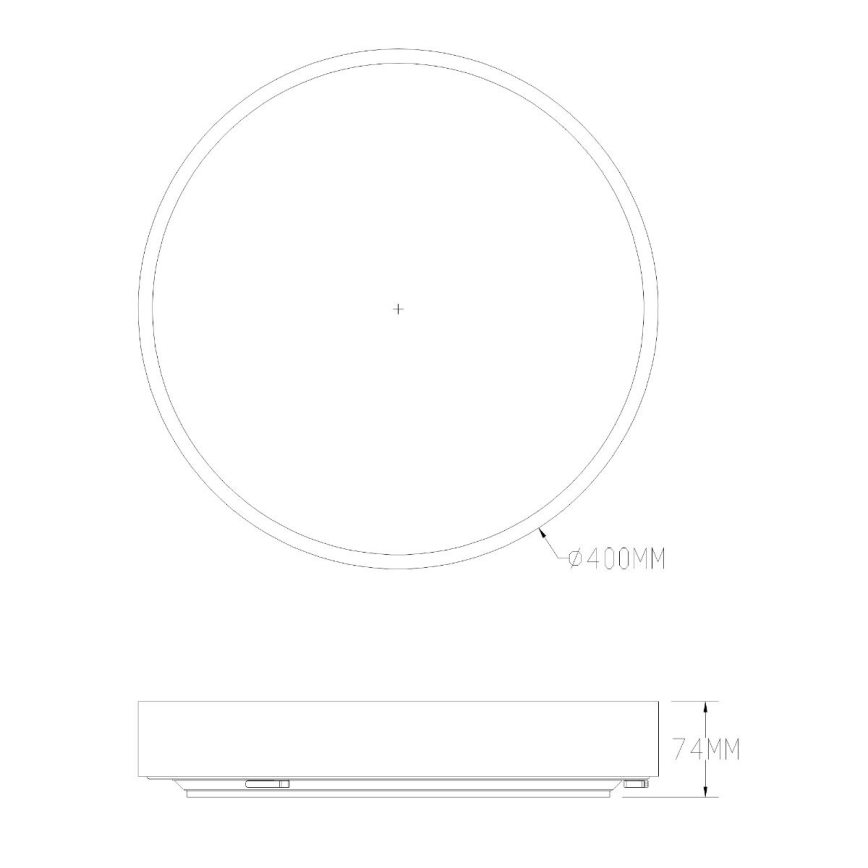 Zuma Line - LED loftlampe til badeværelse dæmpbar LED/36W/230V 3000-6000K diameter 40 cm IP44 messing + fjernbetjening